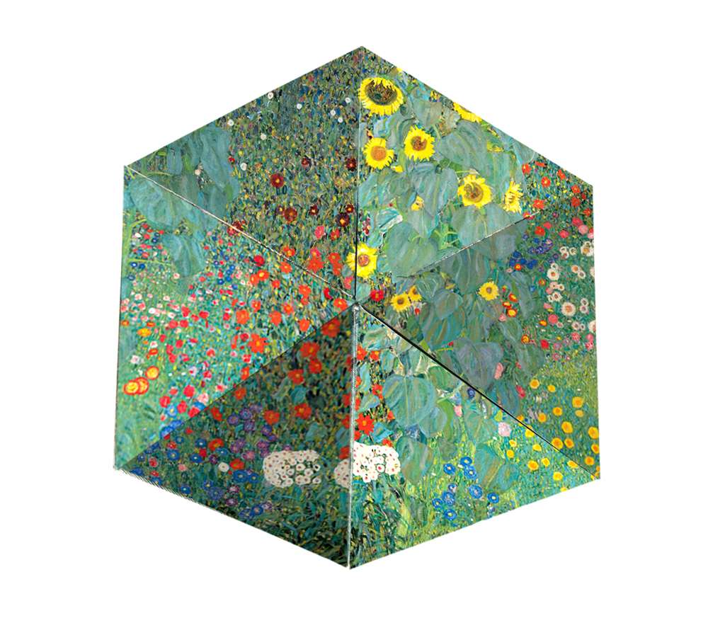Fridolin Flextangles 4x Papieren 3D Vouwmmodellen Gustav Klimt - Afbeelding 4