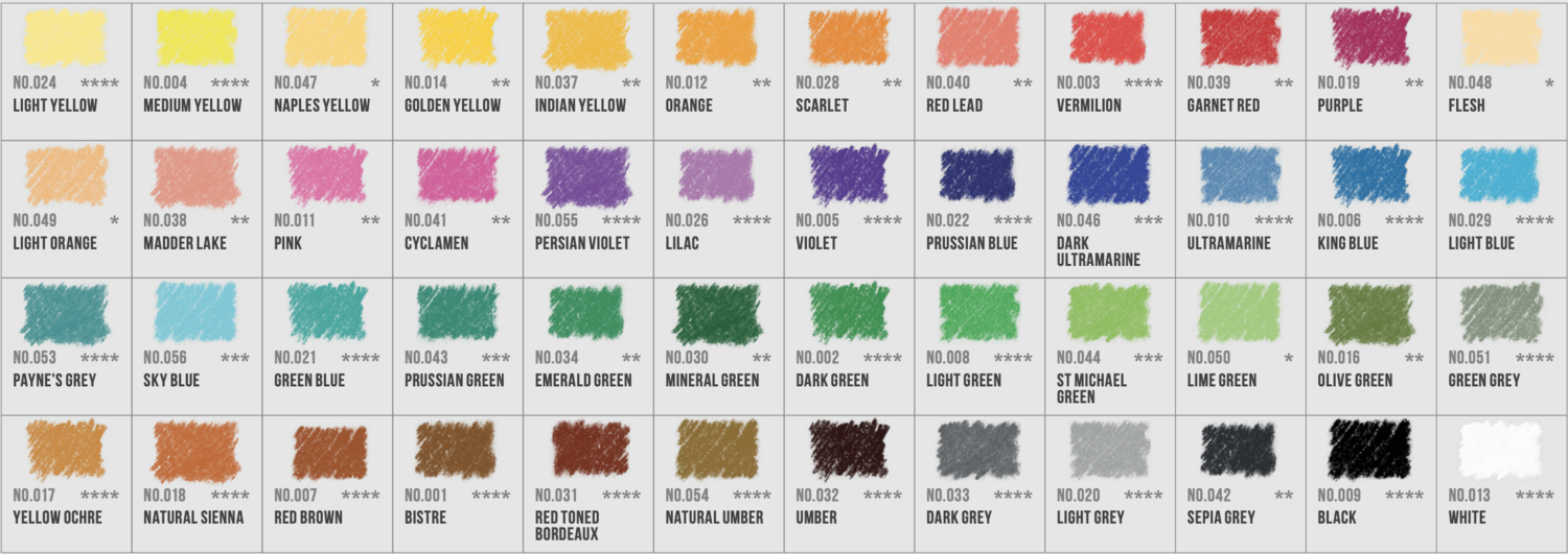 Conté à Paris Pastel Potloden - keuze uit 48 kleuren - Afbeelding 2