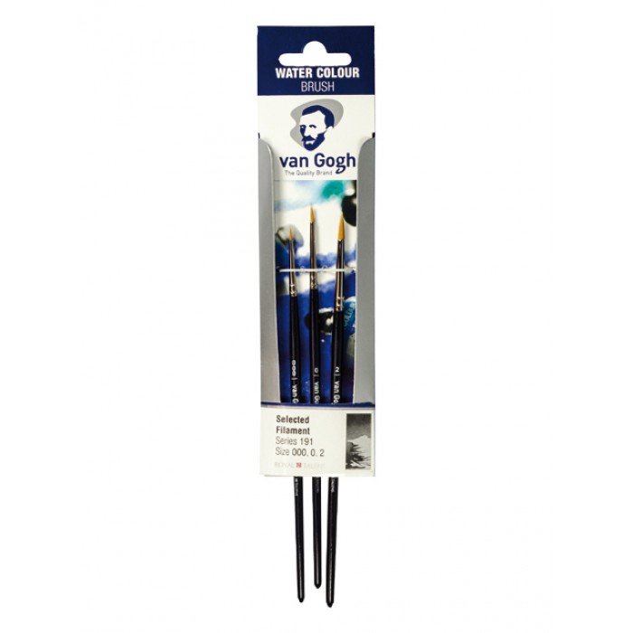 Van Gogh Penselenset voor aquarelverf, serie 191 nr. 000-0-2