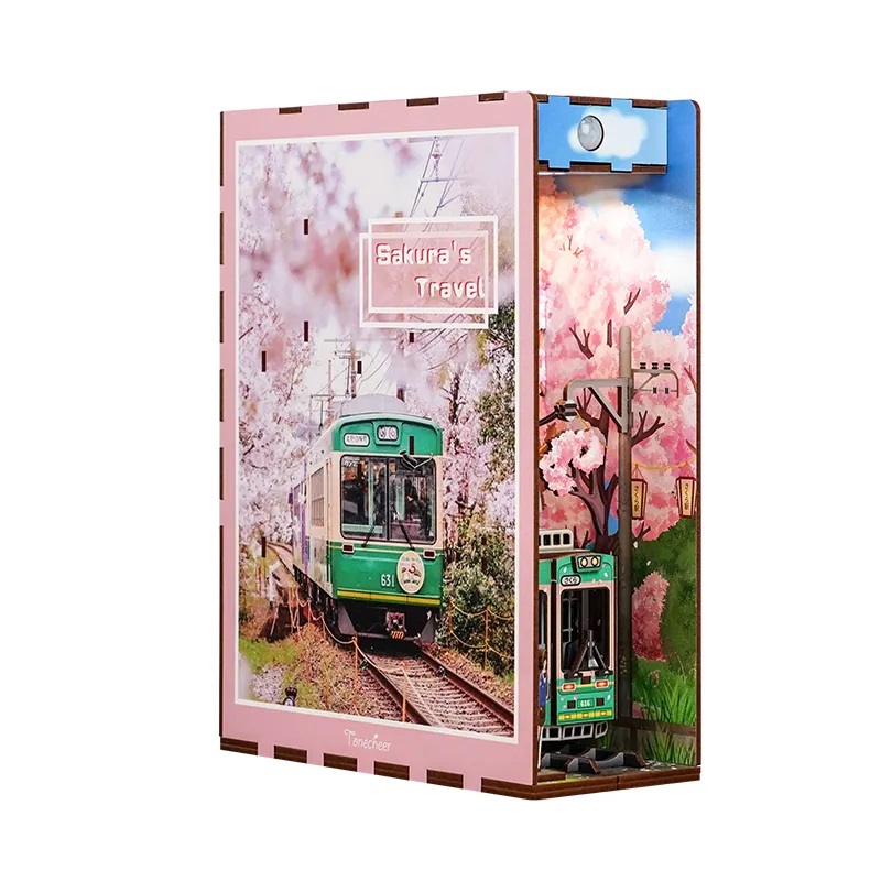 AB DIY Book Nook Boekensteun Sakura’s Travel 18x8x24,5cm