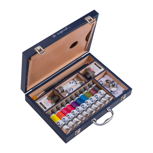 VAN GOGH Olieverf startersbox XL | 12 x 40 ml + accessoires