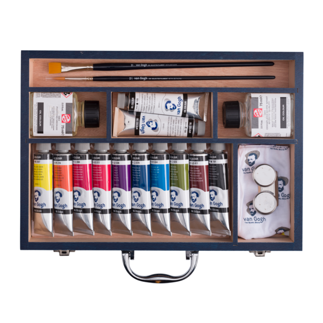 VAN GOGH Olieverf startersbox XL | 12 x 40 ml + accessoires - Afbeelding 1