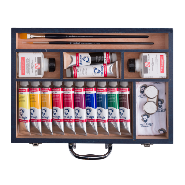 VAN GOGH Acrylverf startersbox XL | 12 x 40 ml + accessoires - Afbeelding 3