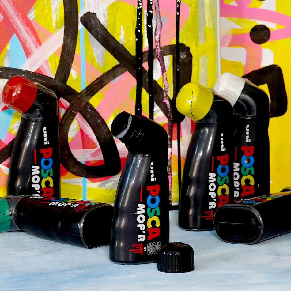 Posca PCM-22 Mop'r Dripstick 3-19mm - keuze uit 8 kleuren - Afbeelding 2
