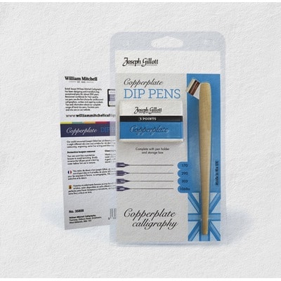 JG Copperplate set 5+Oblique holder 