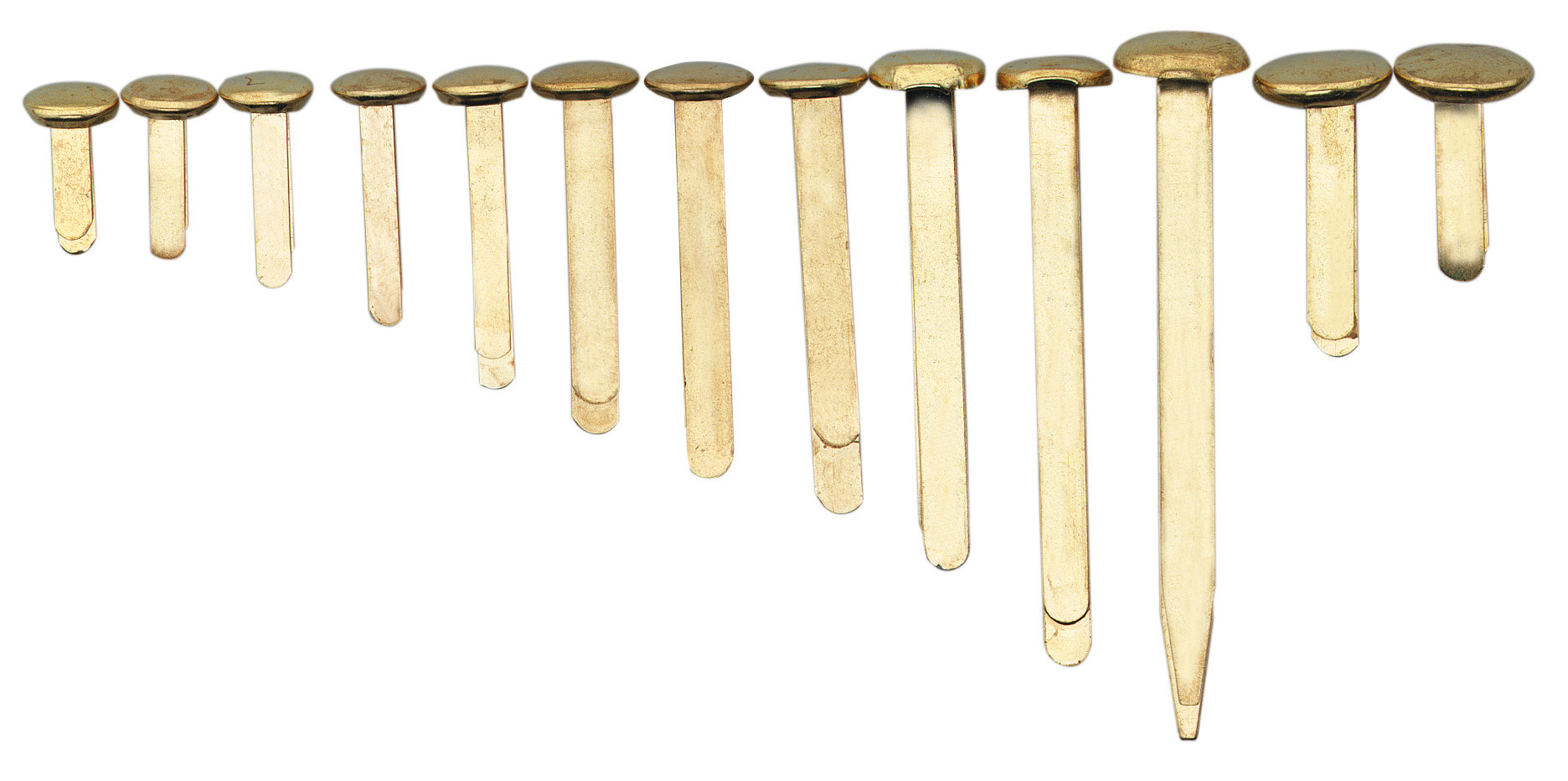Splitpennen Alco nr.3 17x7mm messing doos a 100 stuks