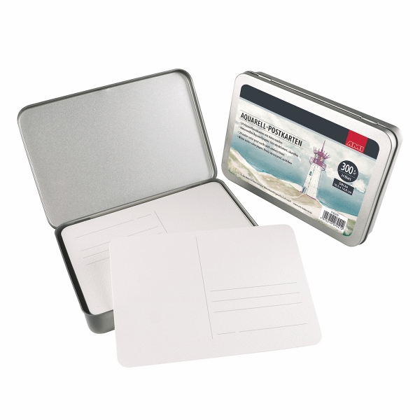 Aquarel Postkaarten 300g, A6,24 St. - Afbeelding 2