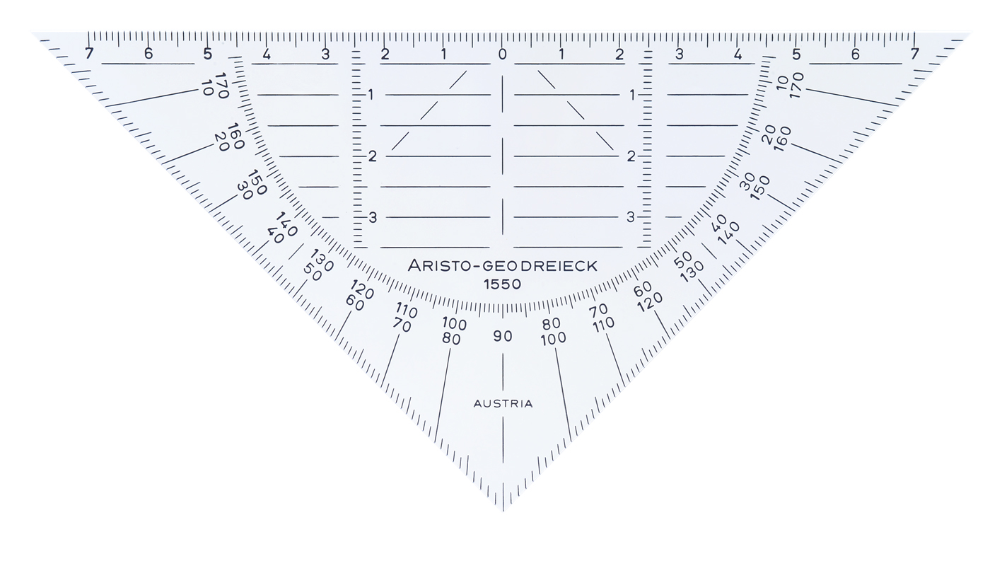Aristo Geodriehoek 1550 – Extreem Buigbaar, Ultiem Flexibel Tekenwerk - Afbeelding 3