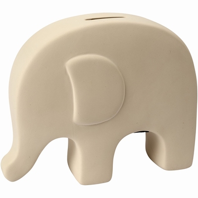 Spaarpot Olifant Porselein 14x16,7cm
