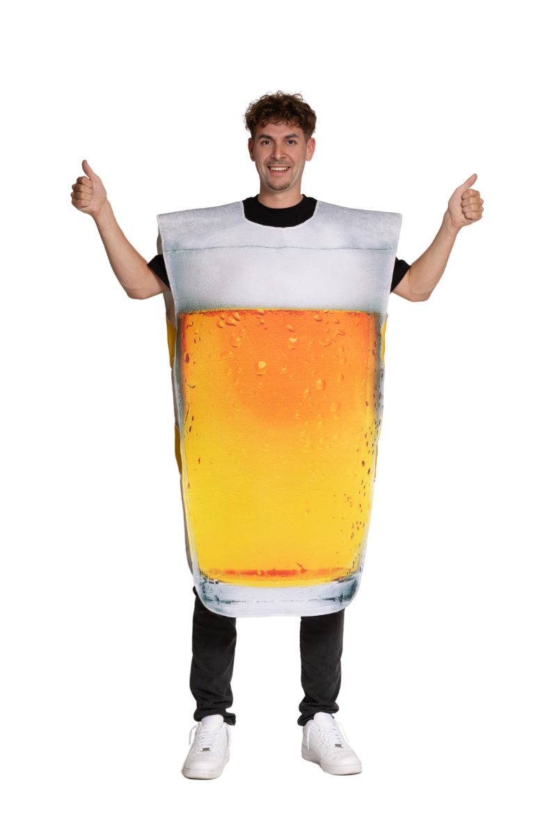 Kostuum Bierglas One Size