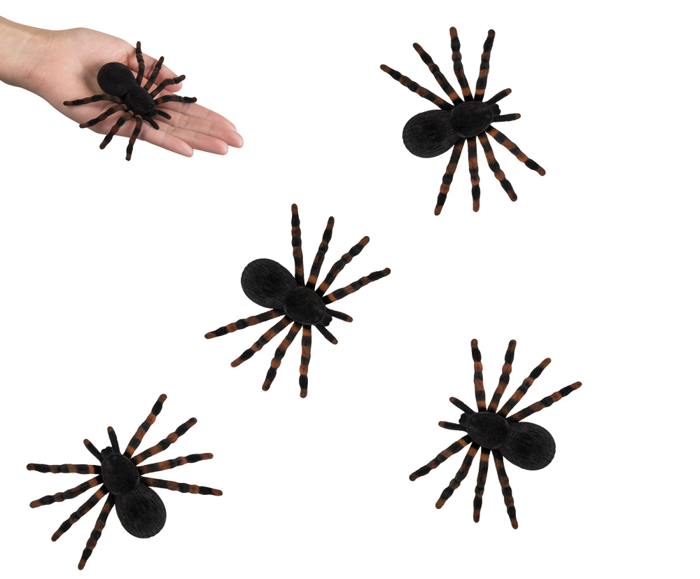 Set 4 Spinnen (7 x 11 cm)