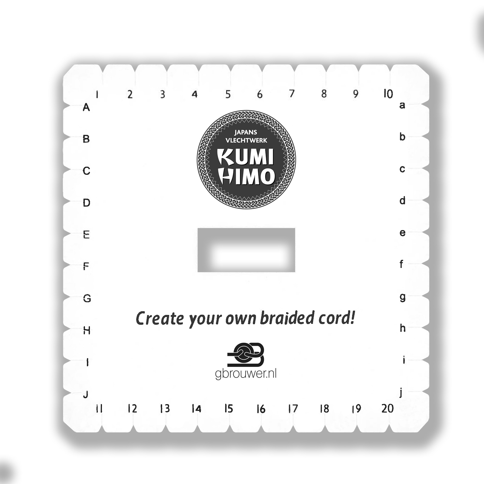 Kumihimo Disc Vierkant 14x14cm (kr*