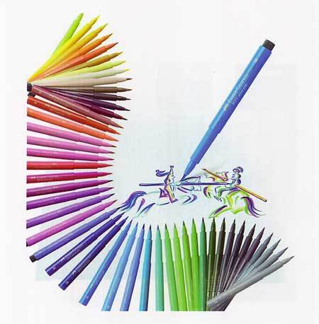 Faber Castell Pitt Artist Pen Brushmarker - keuze uit 61 kleuren - Afbeelding 2