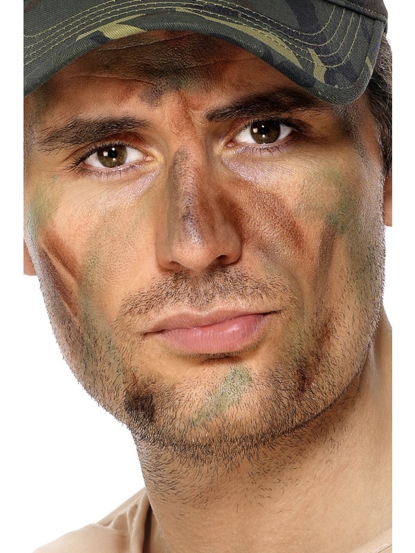 Army/Leger Make-Up Camouflage set - Afbeelding 2