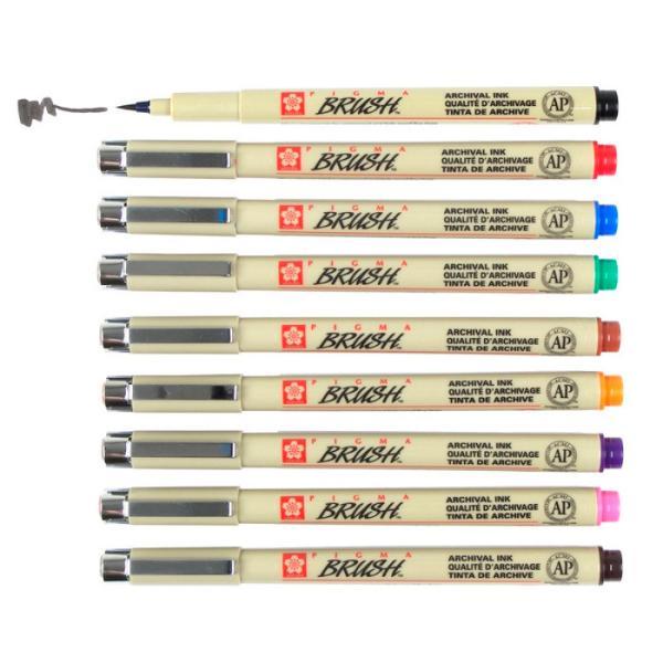 Pigma Brush Pen - keuze uit 9 kleuren