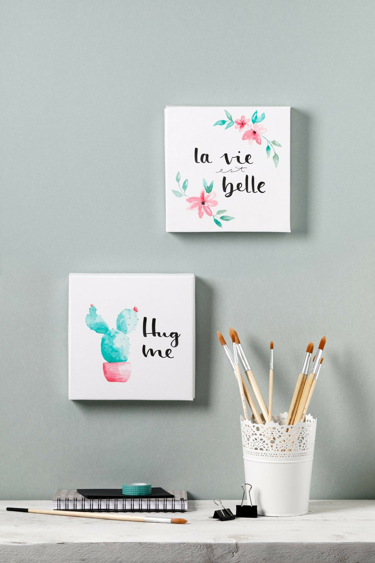 Kartonnen Canvas Blanco 20x20x3cm - Afbeelding 1