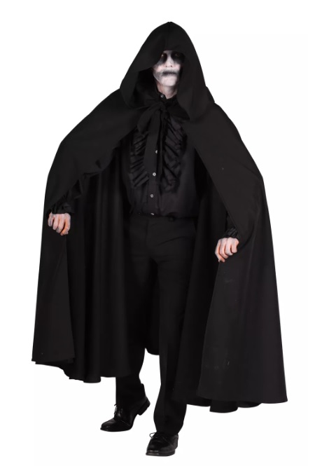 Cape '"Dark rave'', Zwart