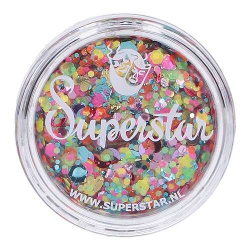 Chunky Glitter Cream Colour Splash (Multicolor) 10ml