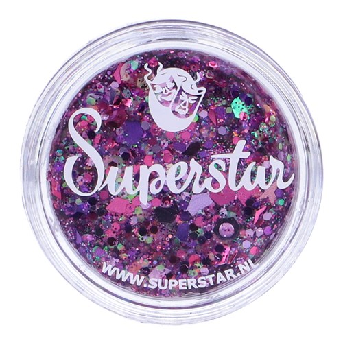 Chunky Glitter Cream Unicorn Fizz (Paars/Multi) 10ml
