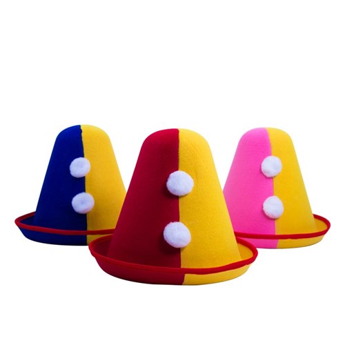 Clownshoed vilt (assorti)