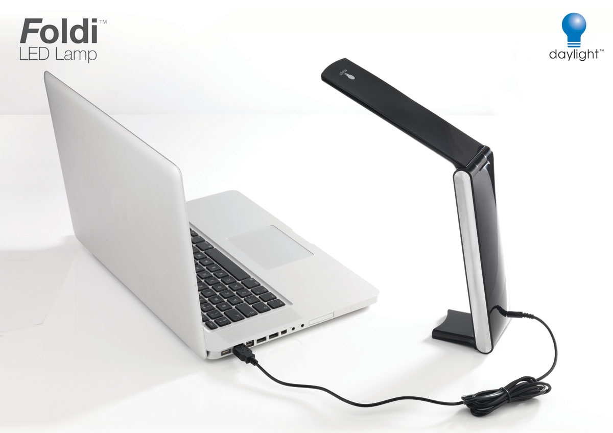 Daylight Foldi LED lamp zwart(stk)* - Afbeelding 5
