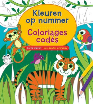 Kleuren Op Nummer Lieve Dieren Kleurboek