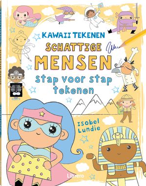 Kawaii tekenen schattige mensen  stap voor stap