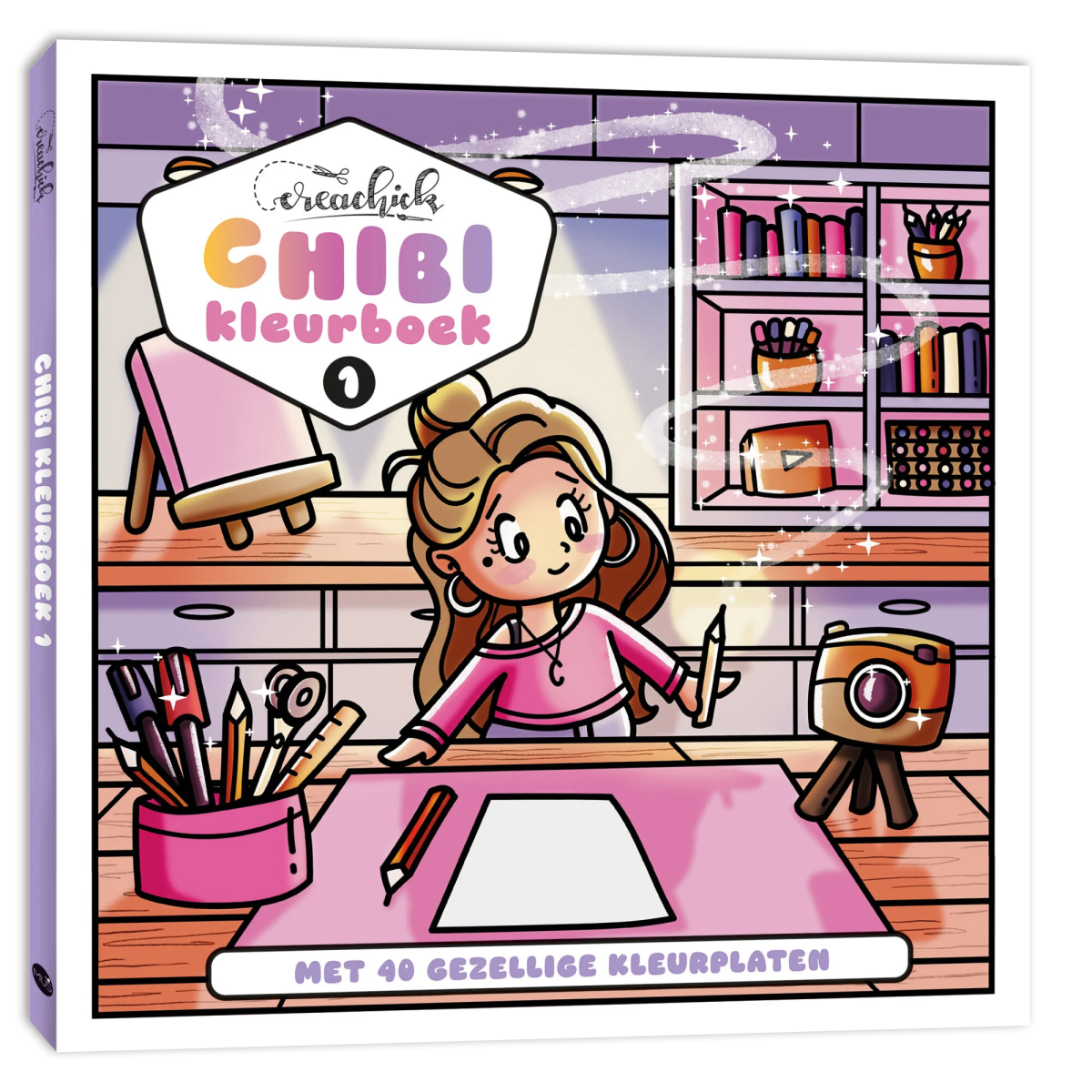 Chibi kleurboek Creachick nr. 1