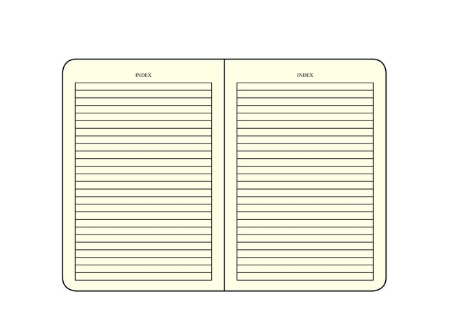 Bullet Journaling Notebook , A5 14x21 cm, dikte 2 cm, zwart, 1stuk, 240 pagina´s - Afbeelding 9
