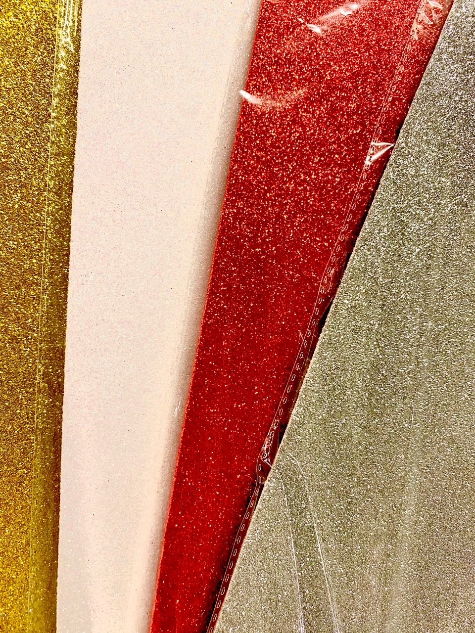 Crepla Foamplaat Glitter 30x45cm 2mm dik - keuze uit 4 kleuren