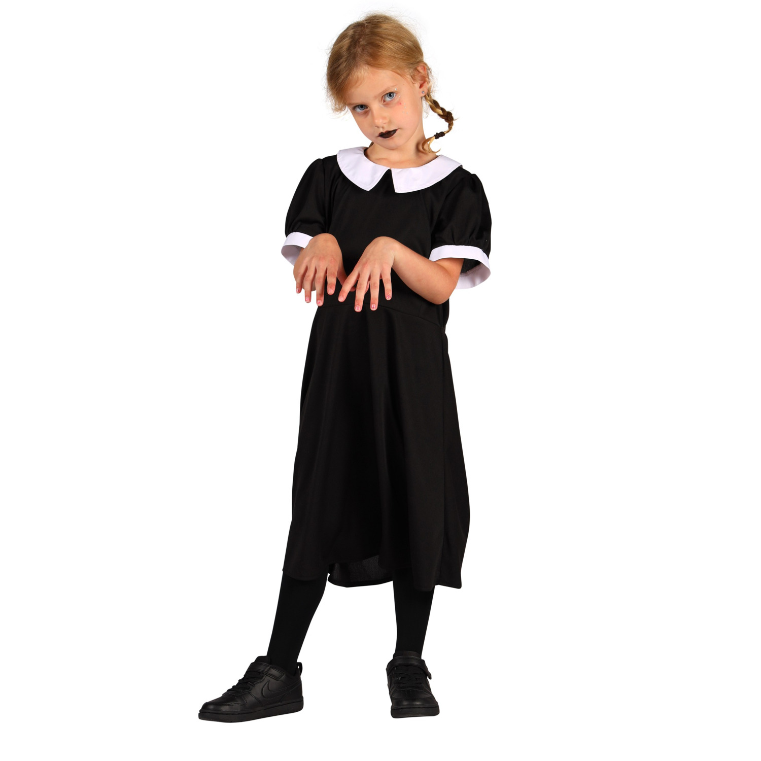 Jurkje Wednesday Addams  "Black Doll" Kind - Afbeelding 1