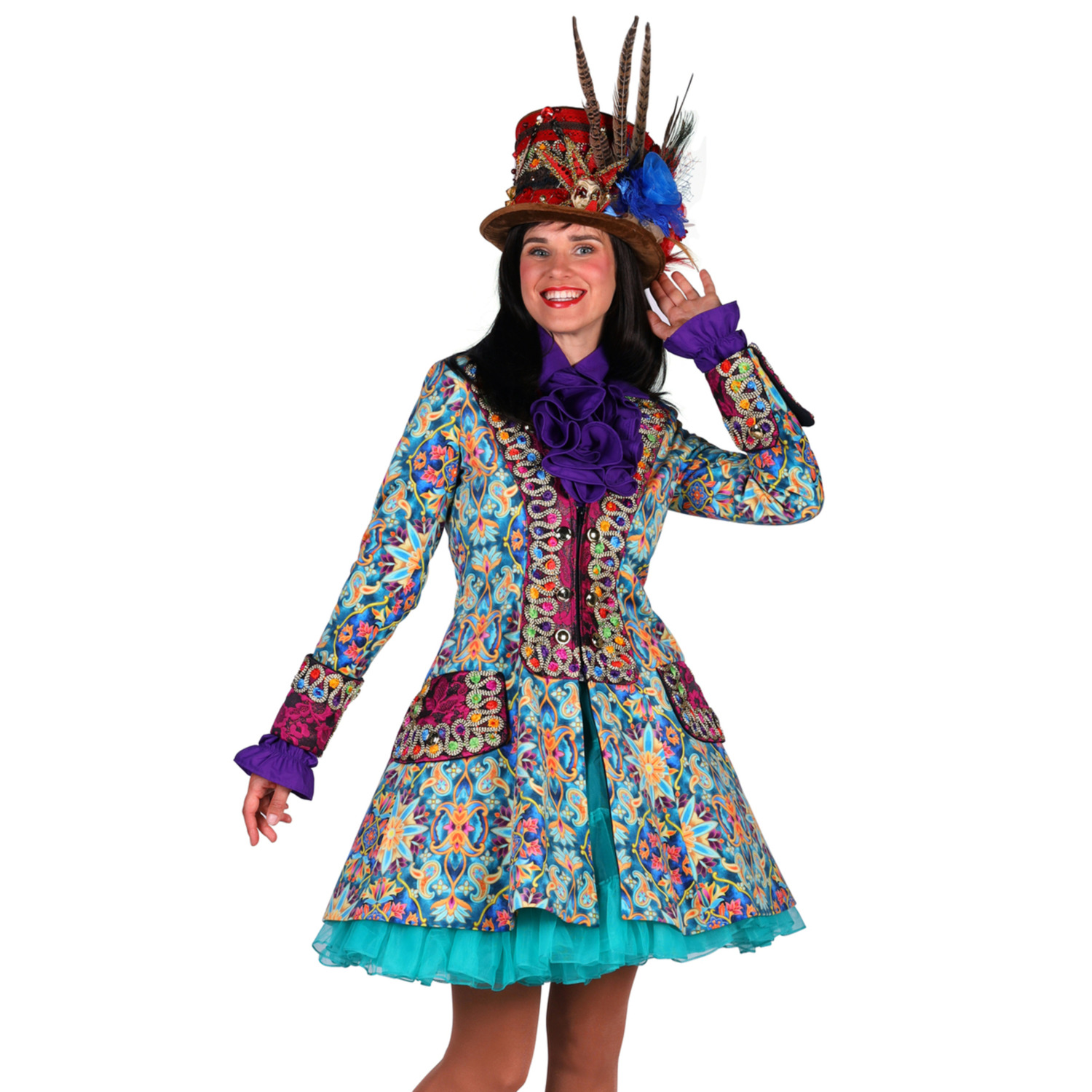 Carnavalsjas Dame Spring Fair Mix Van Kleuren - Afbeelding 2