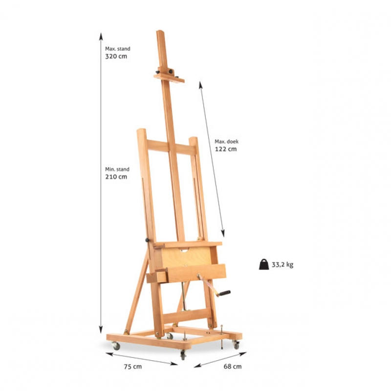 Studio Schildersezel H-Frame E39 - Paris - Afbeelding 2