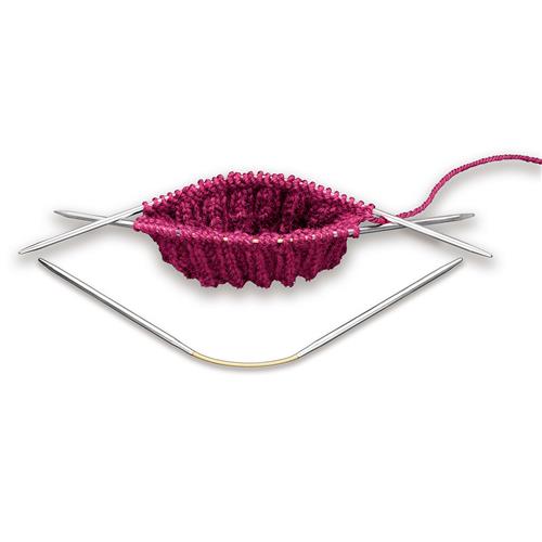 Addi  CraSyTrio flexibele sokkennaalden metaal 21 cm - Keuze uit diverse diktes - Afbeelding 2