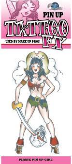 Pin Up Plak Tattoo - Piraat