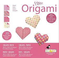 Fridolin Funny Origami Vouwblaadjes 80gr. 20vel 20x20cm Harten