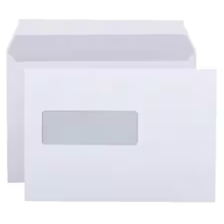 omslag enveloppe met venster afm. 156x220 25st. 