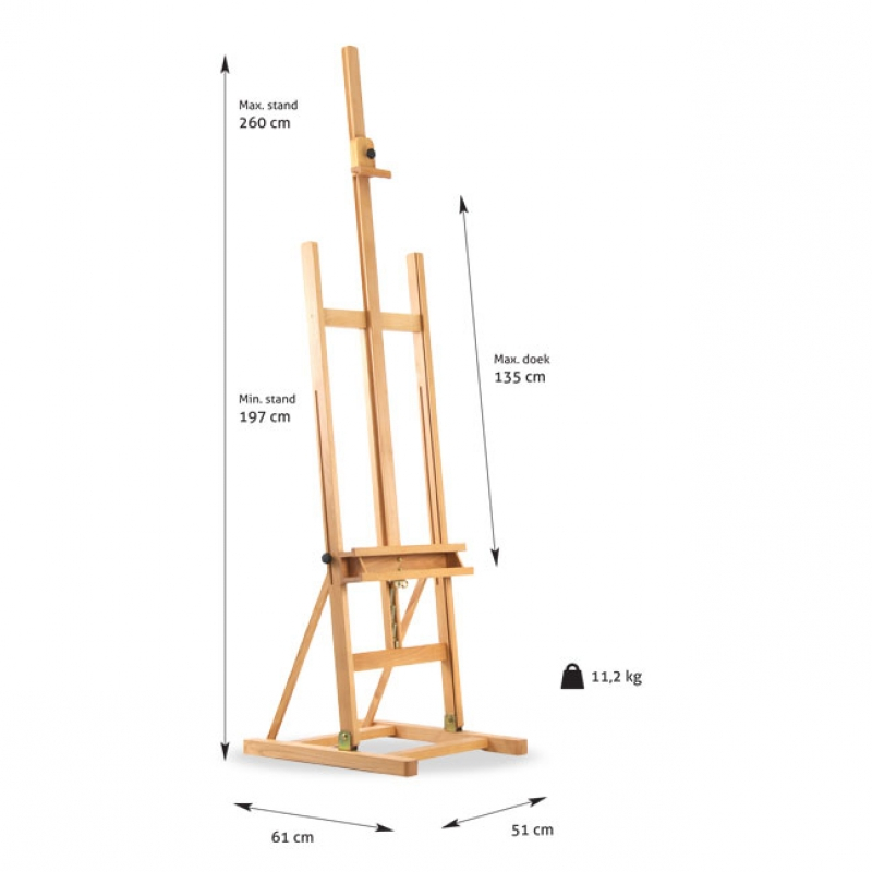 Studio Schildersezel H-Frame E31 - Napoli - Afbeelding 2