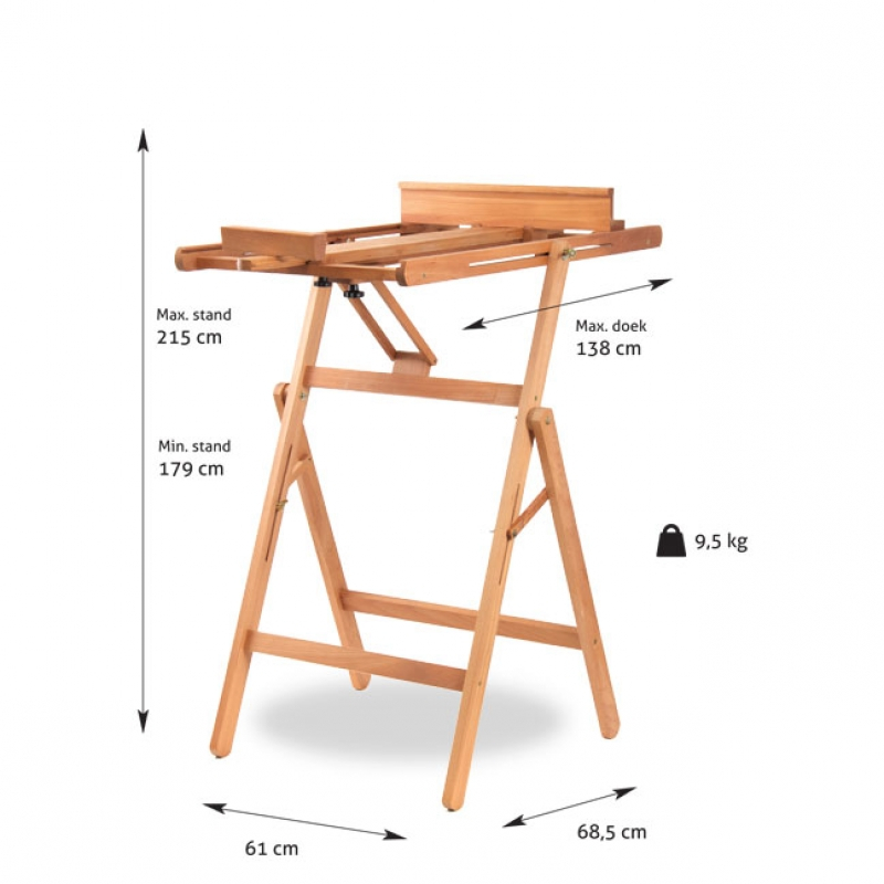 Studio Schildersezel H-Frame E32 - Barcelona - Afbeelding 2
