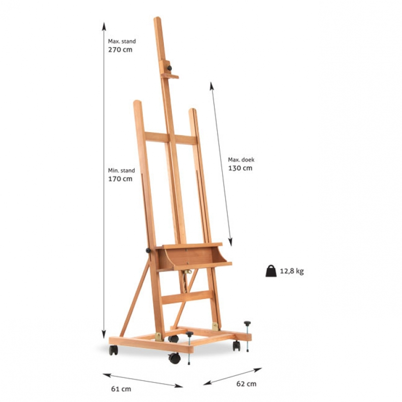 Studio Schildersezel H-Frame E35 - Milan - Afbeelding 2