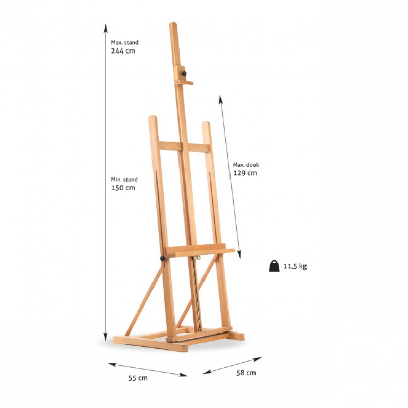 Studio Schildersezel H-Frame E37 - Rome - Afbeelding 2