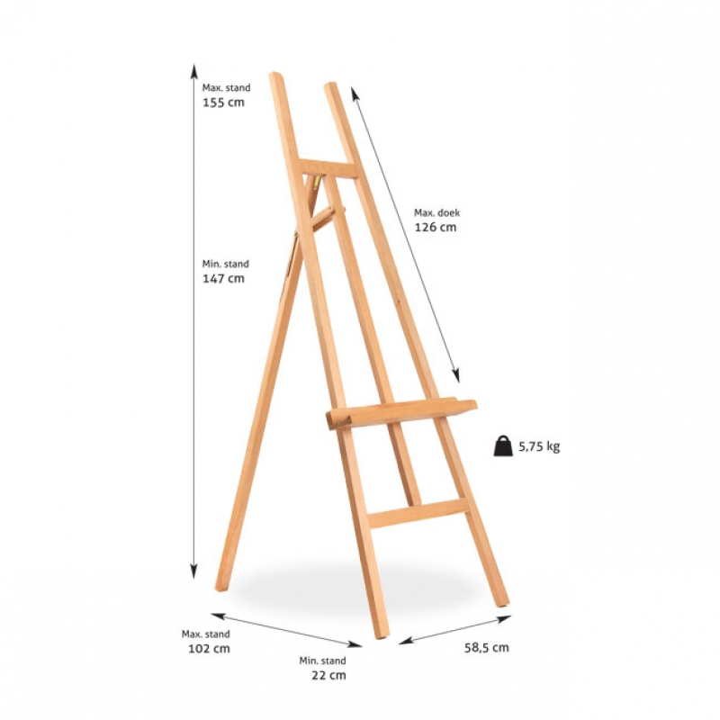 Studio Schildersezel A-Frame E40 : 1 - Ibiza - Afbeelding 2