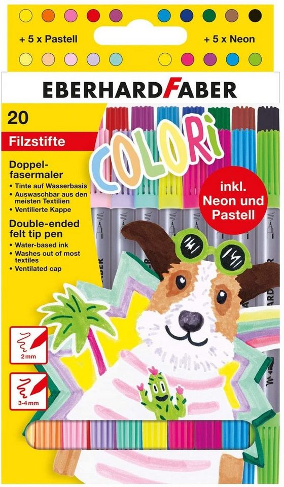Eberhard Faber Colori Viltstiften 20st. 