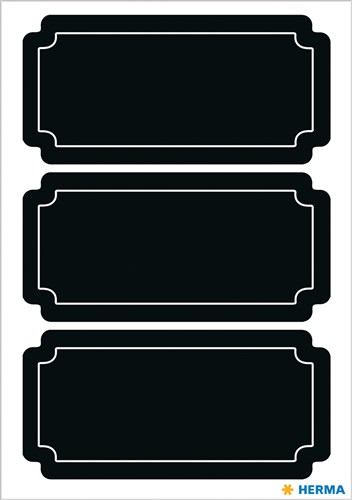 Etiketten krijtbord rechthoekig 2x3 stks. 7x3,2cm