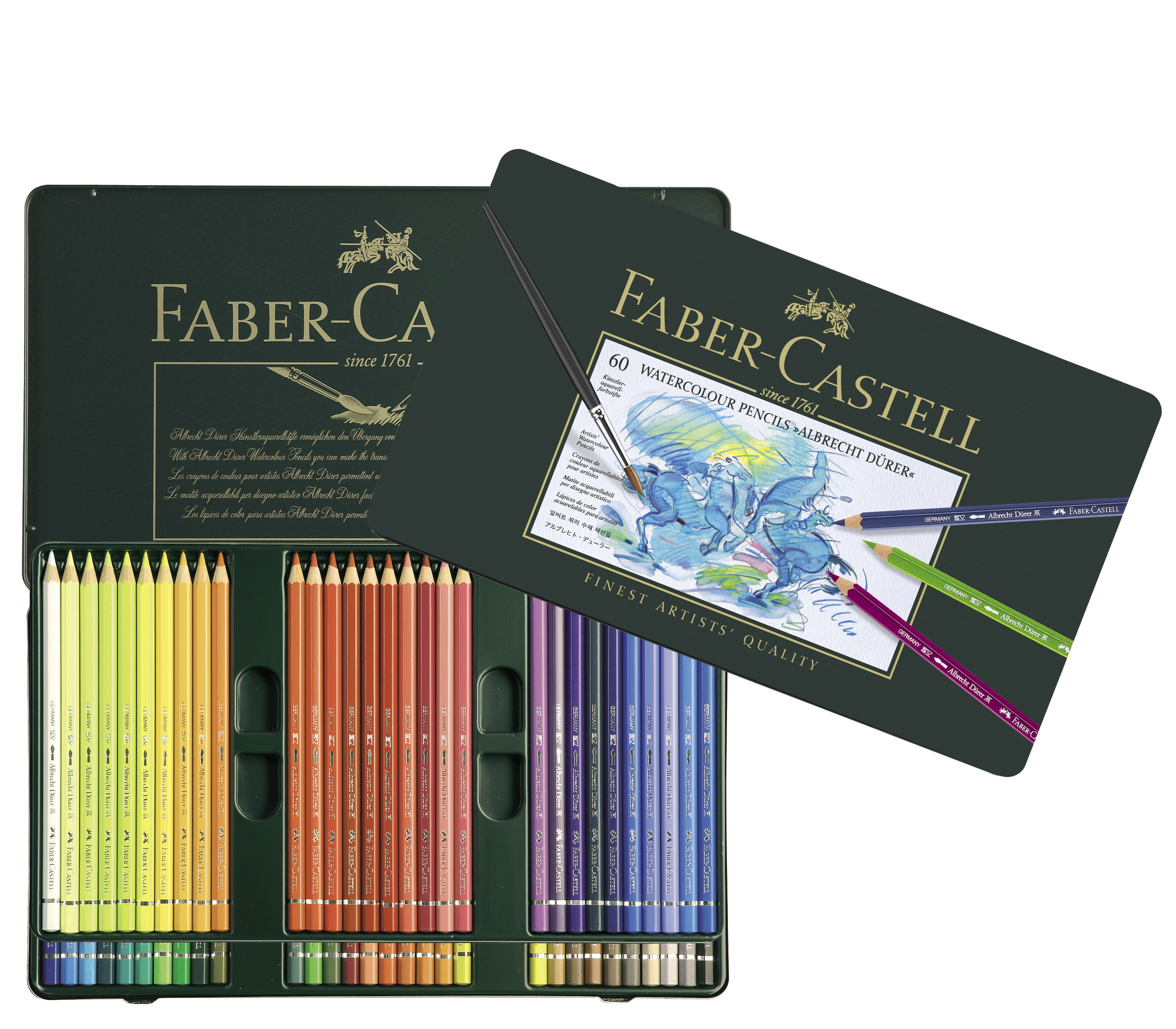 Aquarelpotlood Faber-Castell Albrecht Dürer blik à 60 stuks