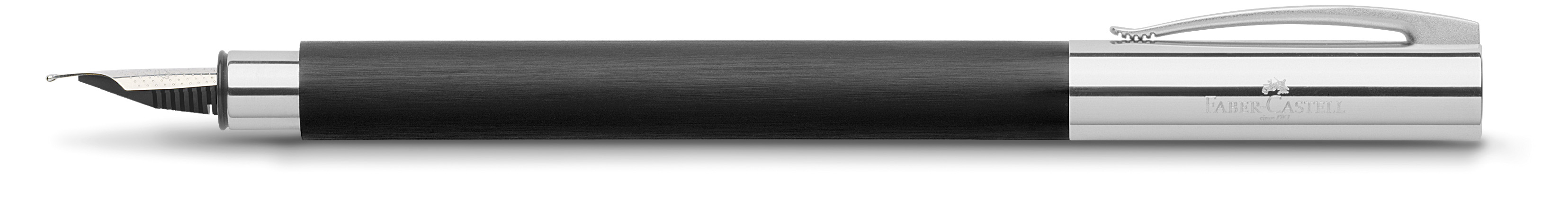 Vulpen Faber Castell Ambition zwart geborsteld edelhars M