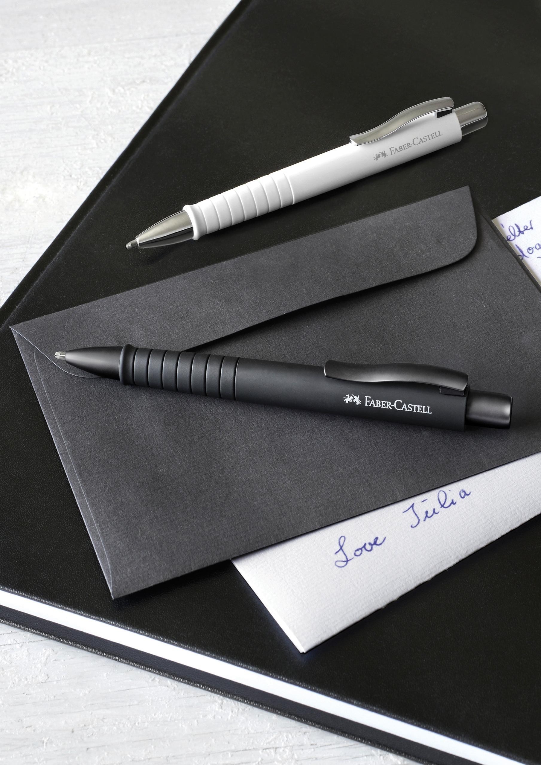 Balpen Faber Castell Polyball XB zwart - Afbeelding 2