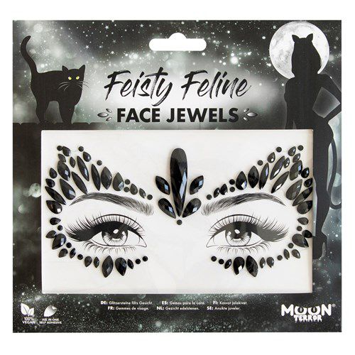 Face Jewels Feisty Feline Kat Plaksteentjes Strass