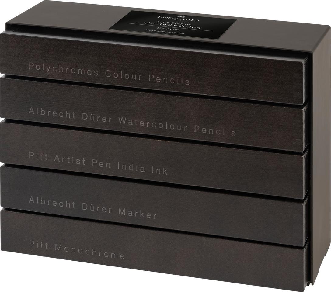 Faber-Castell Art & Graphic Limited edition luxe houten kist met lades - Afbeelding 8