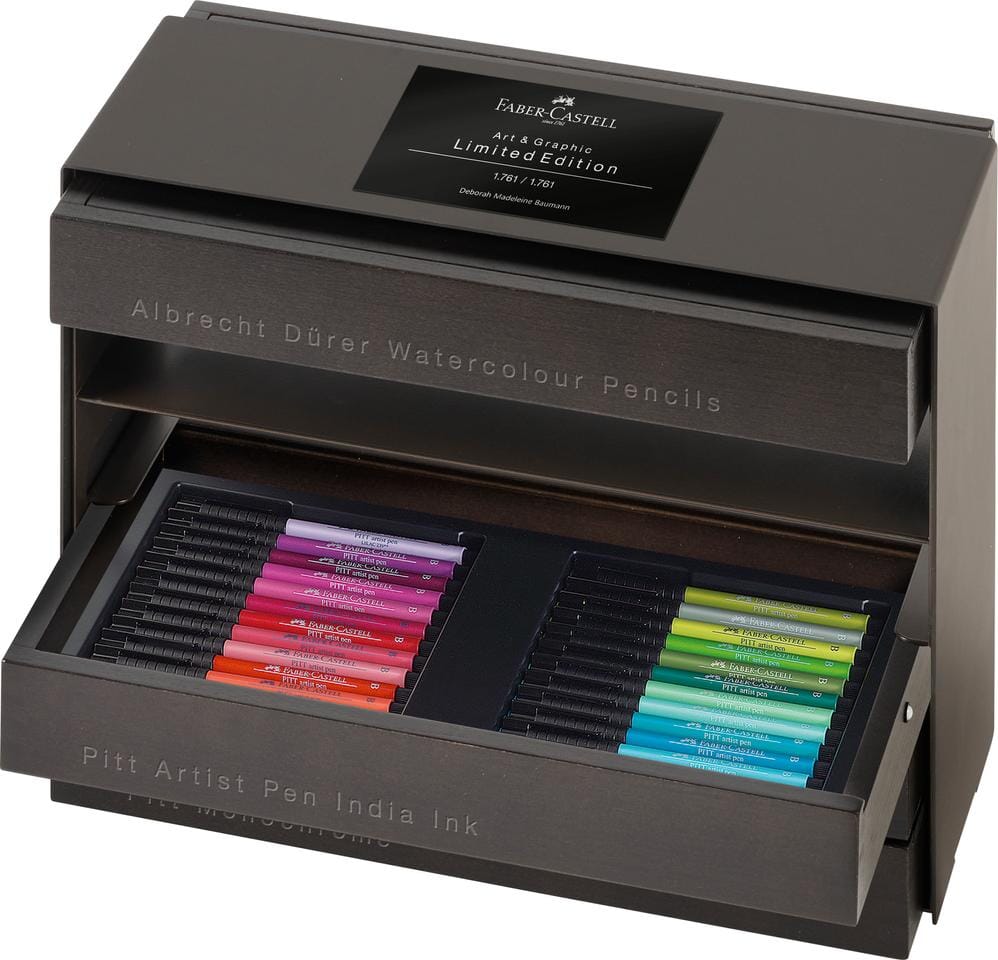 Faber-Castell Art & Graphic Limited edition luxe houten kist met lades - Afbeelding 6